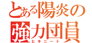 とある陽炎の強力団員（ヒキニート）