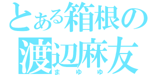 とある箱根の渡辺麻友（まゆゆ）