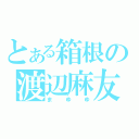 とある箱根の渡辺麻友（まゆゆ）