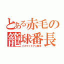 とある赤毛の籠球番長（バスケットマン桜木）