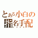 とある小白の指名手配（トツゲキ）