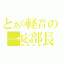 とある軽音の一応部長（田井中律）