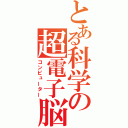 とある科学の超電子脳（コンピューター）