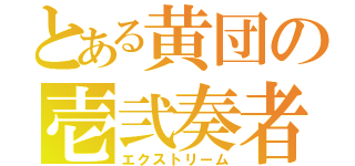 とある黄団の壱弐奏者（エクストリーム）