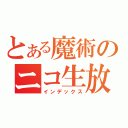 とある魔術のニコ生放送（インデックス）