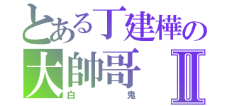 とある丁建樺の大帥哥Ⅱ（白鬼）