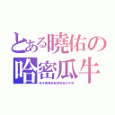 とある曉佑の哈密瓜牛奶聖代（死不暸黑老鼠實驗過又好吃）