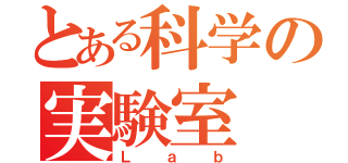 とある科学の実験室（Ｌａｂ）