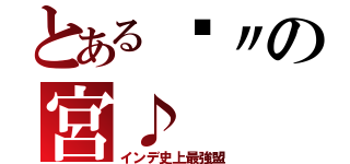 とある虛〃の宮♪（インデ史上最強盟）