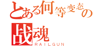 とある何等变态の战魂（ＲＡＩＬＧＵＮ）