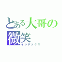 とある大哥の微笑（インデックス）