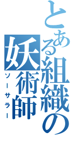 とある組織の妖術師（ソーサラー）