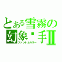 とある雪霧の幻象杀手Ⅱ（ファントムキラー）