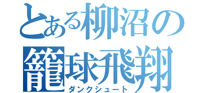 とある柳沼の籠球飛翔（ダンクシュート）