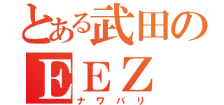 とある武田のＥＥＺ（ナワバリ）