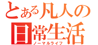 とある凡人の日常生活（ノーマルライフ）