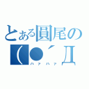 とある圓尾の（●´Д｀●）（ハァハァ）