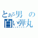 とある男の白い弾丸（インデックス）