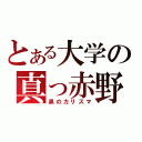 とある大学の真っ赤野朗（黒のカリスマ）