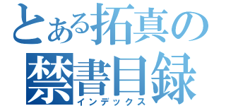 とある拓真の禁書目録（インデックス）