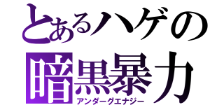 とあるハゲの暗黒暴力（アンダーグエナジー）