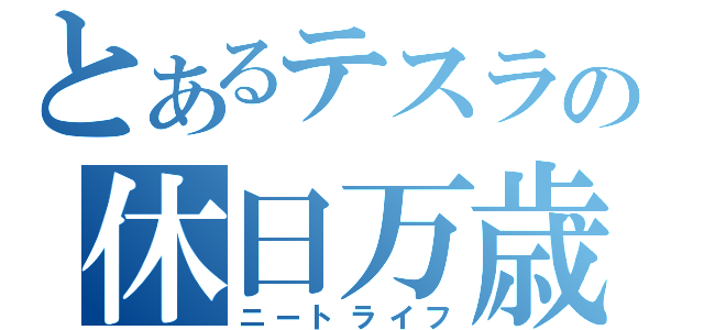 とあるテスラの休日万歳（ニートライフ）