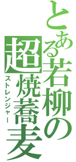 とある若柳の超焼蕎麦（ストレンジャー）