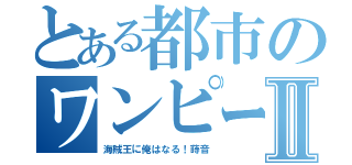 とある都市のワンピース好きⅡ（海賊王に俺はなる！蒔音）