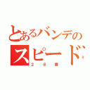 とあるバンデのスピードスター（２８番）