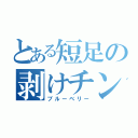 とある短足の剥けチン（ブルーベリー）