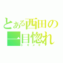 とある西田の一目惚れ（トキメキ）