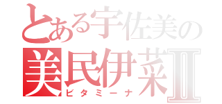 とある宇佐美の美民伊菜Ⅱ（ビタミーナ）