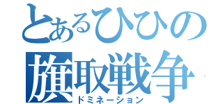 とあるひひの旗取戦争（ドミネーション）