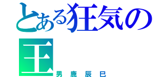 とある狂気の王（男鹿辰巳）