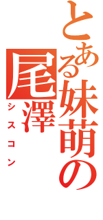 とある妹萌の尾澤（シスコン）