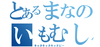 とあるまなのいもむし（キャタキャタキャタピー）