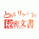 とあるリケジョの秘密文書（データカイザン）