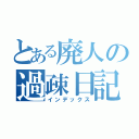 とある廃人の過疎日記（インデックス）