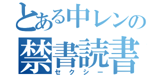 とある中レンの禁書読書（セクシー）