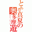 とある真夏の奥多摩遊（バケーション）