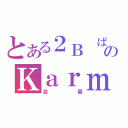 とある２Ｂ ぱがのＫａｒｍｅｎ（自菊）