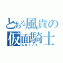 とある風貴の仮面騎士（仮面ライダー）