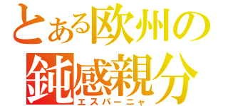 とある欧州の鈍感親分（エスパーニャ）