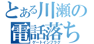 とある川瀬の電話落ち（ゲートインフラグ）