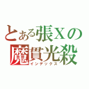 とある張Ｘの魔貫光殺炮（インデックス）