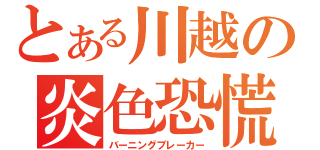 とある川越の炎色恐慌（バーニングブレーカー）