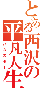 とある西沢の平凡人生（ハムスター）