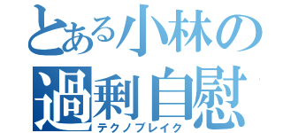 とある小林の過剰自慰（テクノブレイク）