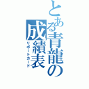 とある青龍の成績表（リポートカード）