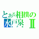 とある相撲の水戸泉Ⅱ（水戸泉）